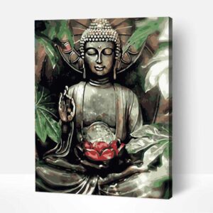 buddha-lotuszviraggal-szamozott-kifesto