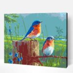 Cinege madarak színező