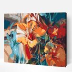 Virág csoport számfestő