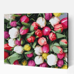 Szinpompás tulipánok