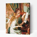 A fiatal lányok zongorán - Pierre Auguste Renoir