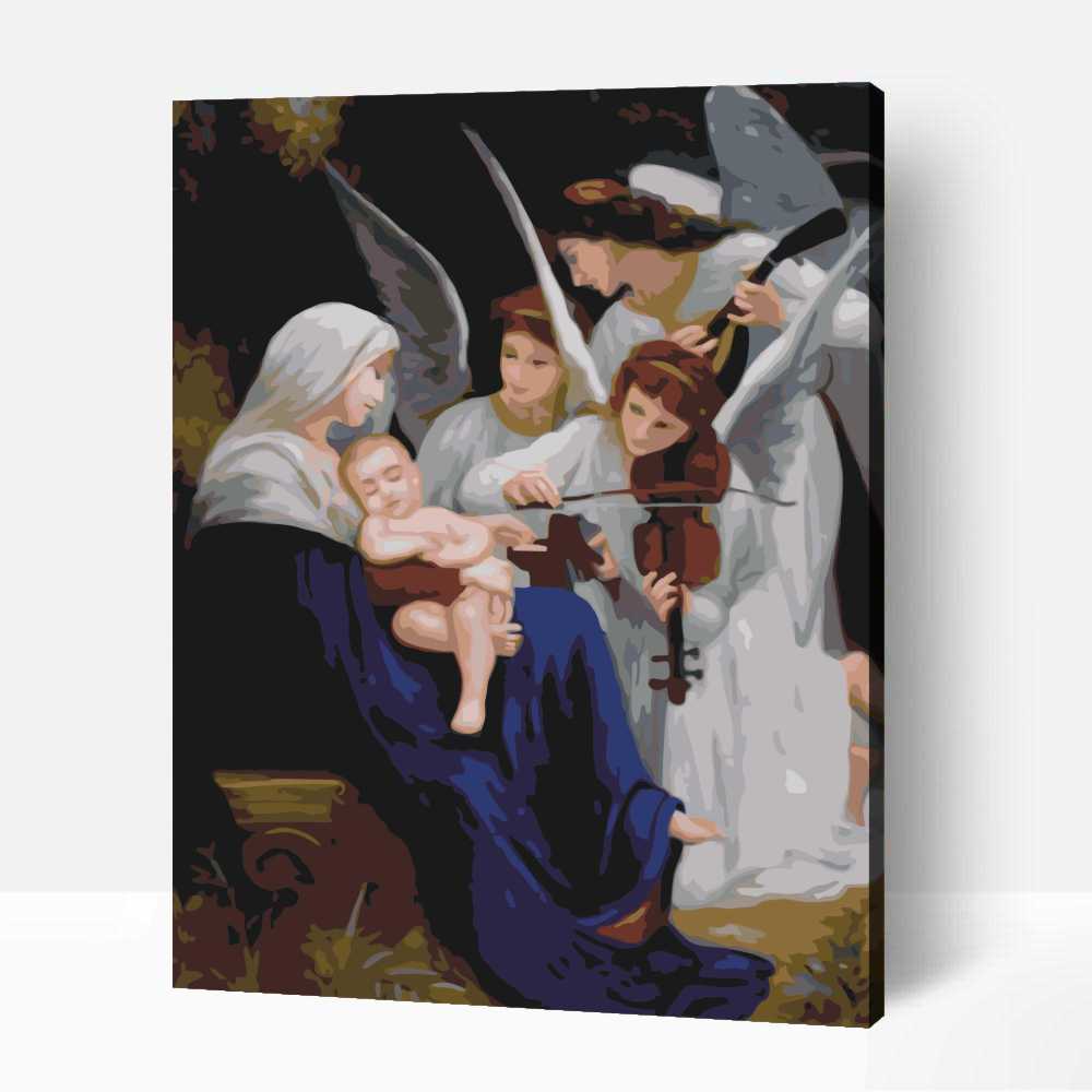 Az angyalok dala - William Adolphe Bouguereau 1881 1 Az angyalok dala - William Adolphe Bouguereau 1881