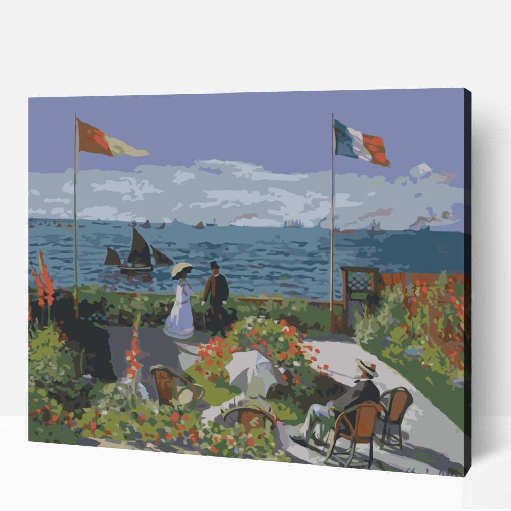 Kert Sainte Adresseben - Claude Monet 1867 1 Kert Sainte Adresseben - Claude Monet 1867