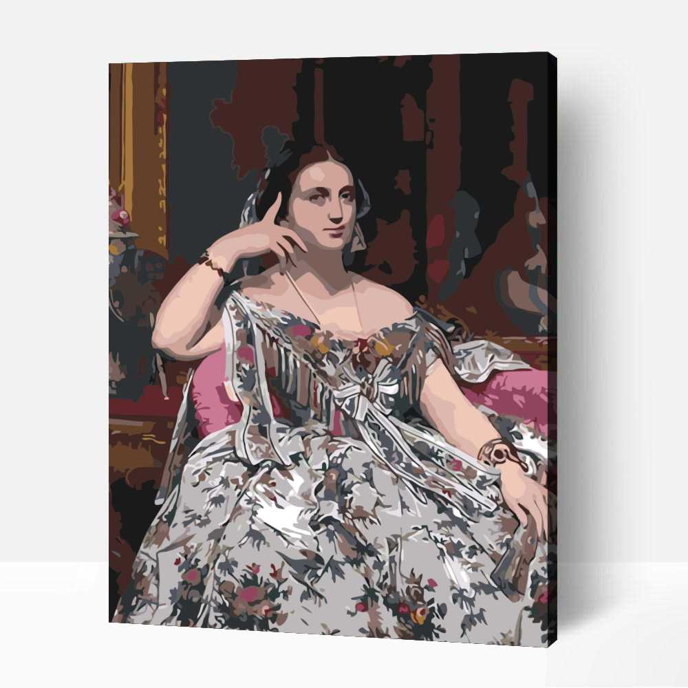 Madame Moitessier - Jean Auguste Dominique Ingres 1856 1 Madame Moitessier - Jean Auguste Dominique Ingres 1856