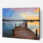 Naplemente a stégnél