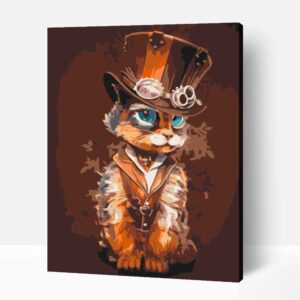 Steampunk macska