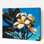 Fénylő frangipani