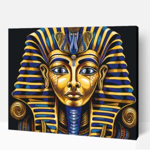 Tutanhamon maszkja számfestő