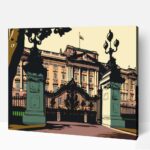 Buckingham palota számfestő