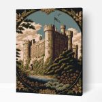 Windsor kastély festmény számfestő