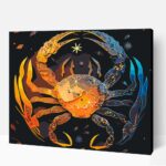 Absztrakt rák számfestő