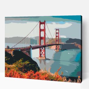 Golden Gate híd számfestő