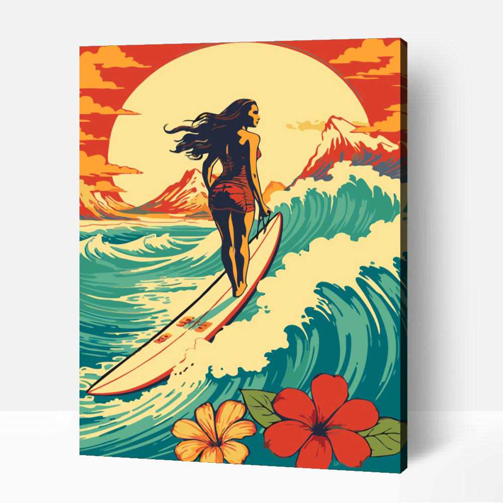 Hawaii életérzés számfestő 1 Hawaii életérzés számfestő