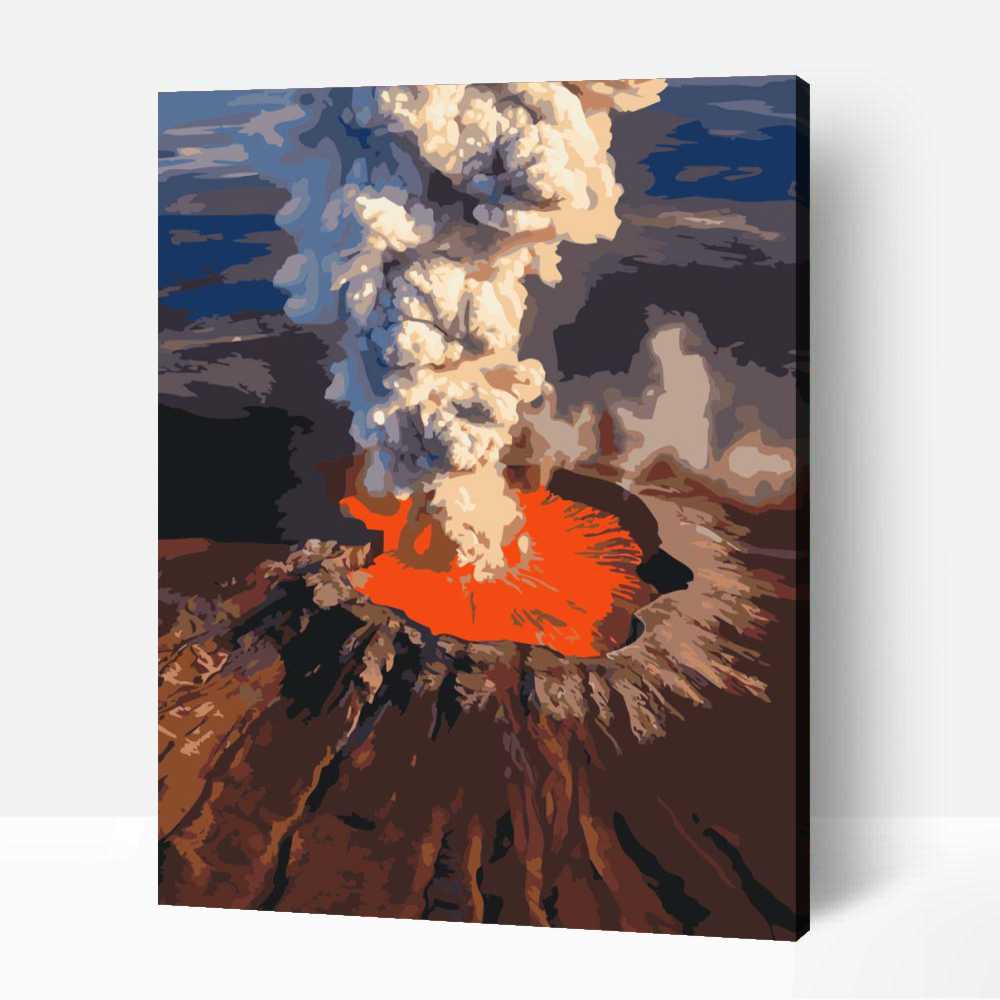 Hawaii Kilauea vulkán számfestő 1 Hawaii Kilauea vulkán számfestő