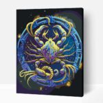 Pompázó rák számfestő