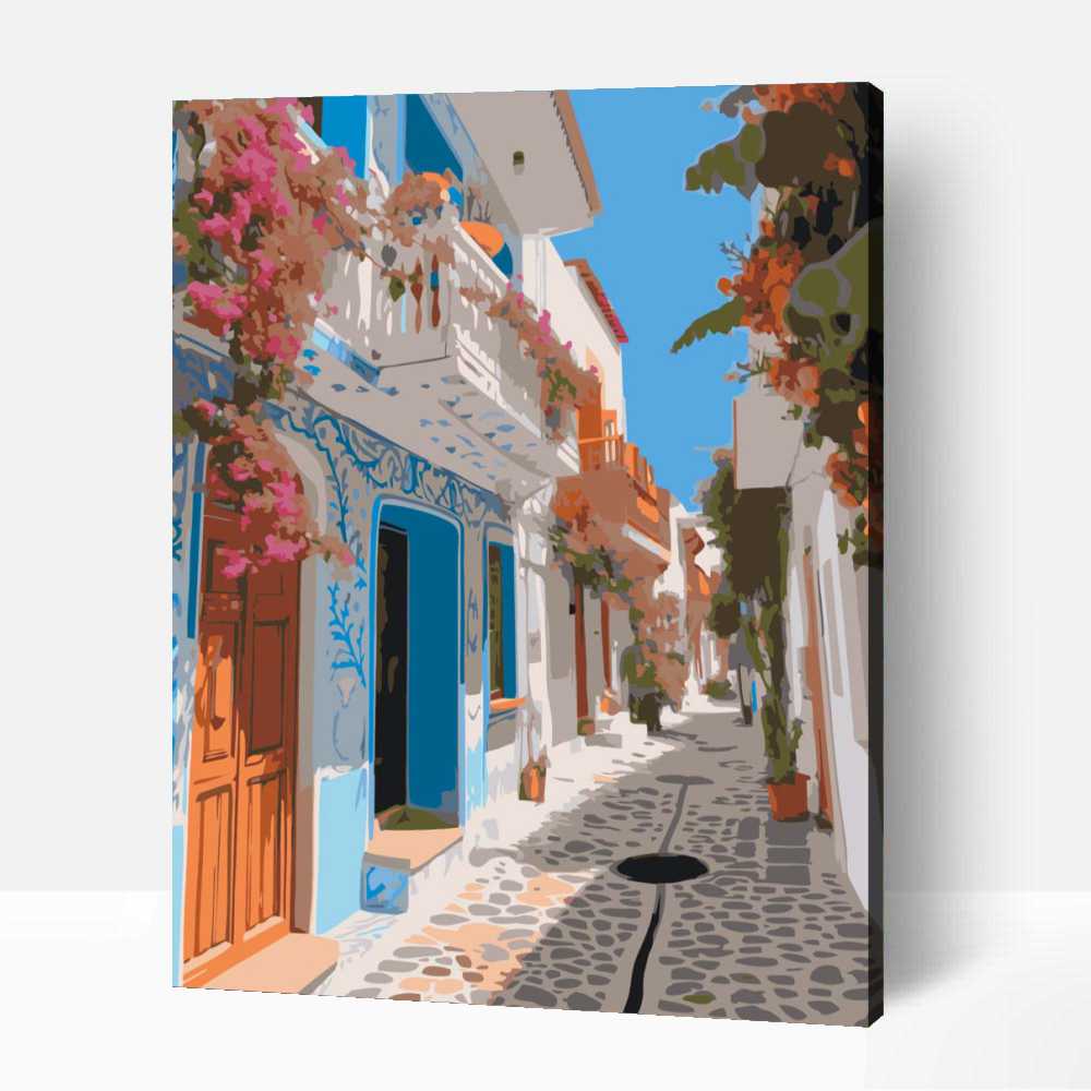 szines-gorog-epiteszet-festede-szamfesto Színes görög építészet számfestő - Image 1