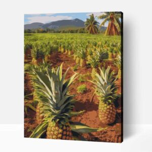 Ananász ültetvény  számfestő