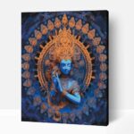 Elbűvölő Krishna számfestő