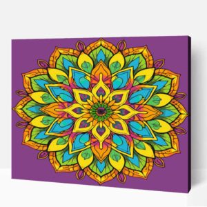 Elbűvölő mandala számfestő
