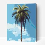 Kimagasló pálmafa számfestő