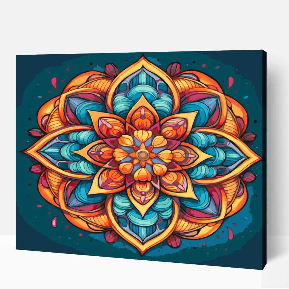 Modern art mandala számfestő 1 Modern art mandala számfestő