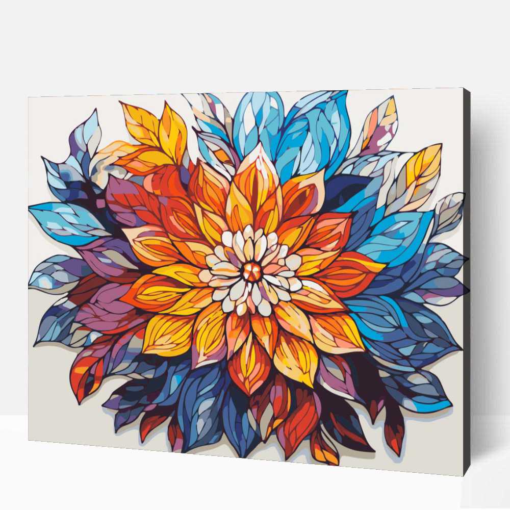 Üveg mandala számfestő 1 Üveg mandala számfestő