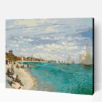 Claude Monet Vitorlásverseny a Sainte-Andresse-ben számfestő