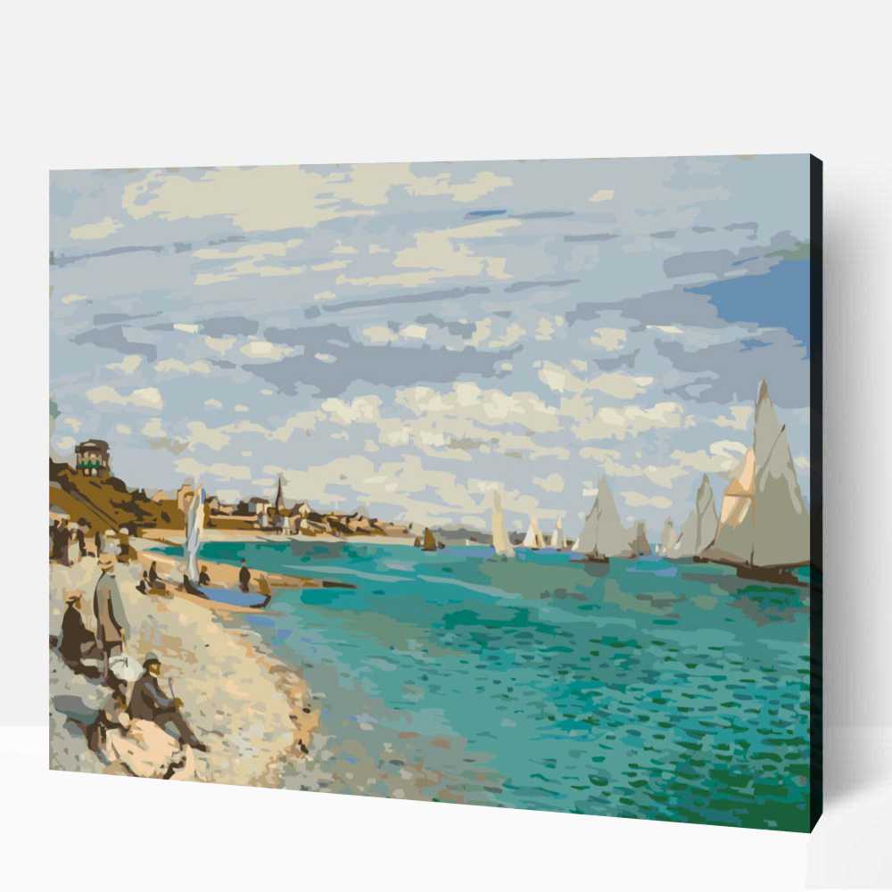 Claude Monet Vitorlásverseny a Sainte-Andresse-ben számfestő 1 Claude Monet Vitorlásverseny a Sainte-Andresse-ben számfestő