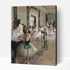 Edgar Degas A balett táncóra számfestő