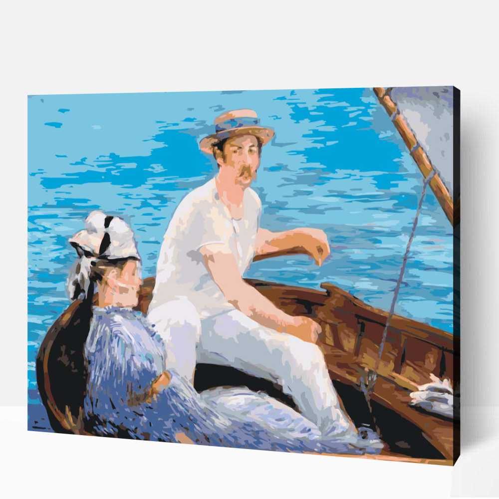 Édouard Manet Hajókázás számfestő 1 Édouard Manet Hajókázás számfestő