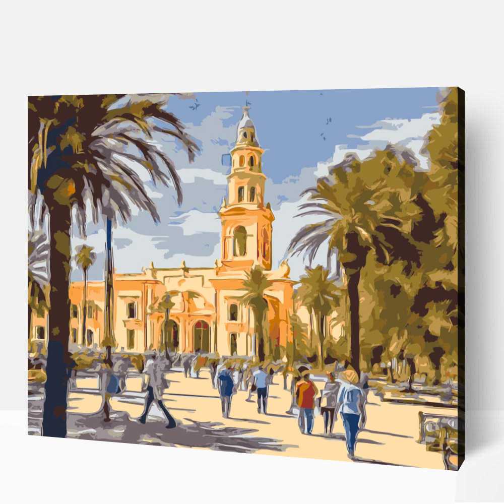 Arequipa pláza számfestő 1 Arequipa pláza számfestő