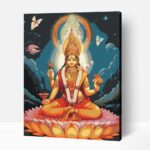 Brahma a béke megtestesítője számfestő