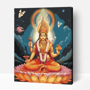 Brahma a béke megtestesítője számfestő