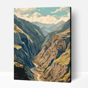 Colca kanyon számfestő