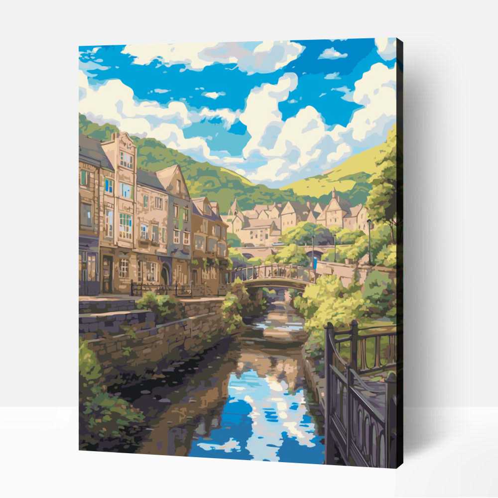 Hebden híd Yorkshire számfestő 1 Hebden híd Yorkshire számfestő