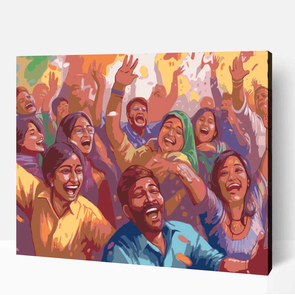 Hindu ünnep holi számfestő 1 Hindu ünnep holi számfestő