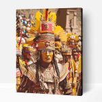 Inti raymi fesztivál számfestő
