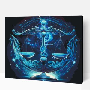 Légies mérleg számfestő