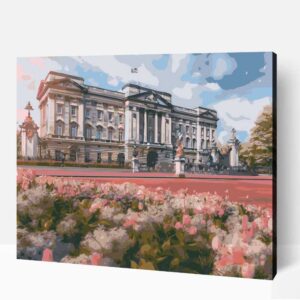 Nyári pompa Buckingham Palace számfestő