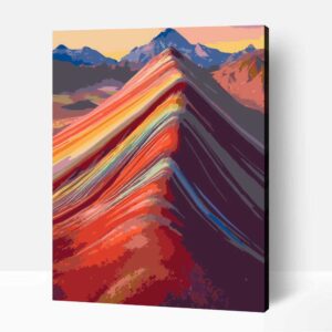 Rainbow Mountain-Vinicunca számfestő