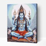 Shiva hindu isten számfestő
