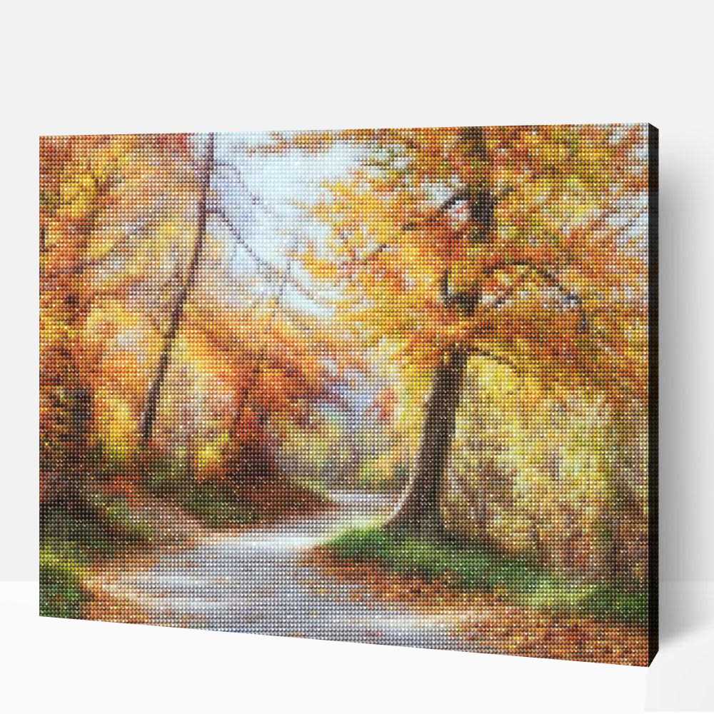 Út az őszben gyémántfestő (40x50 cm) 1 Út az őszben gyémántfestő (40x50 cm)