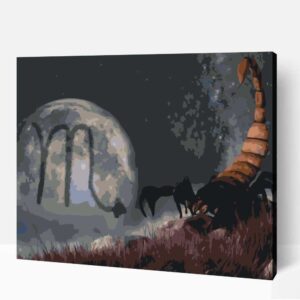 A hold gyermeke számfestő