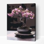 Csillogó bonsai  számfestő