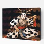 Kabuki színész számfestő