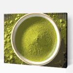 Matcha tea számfestő