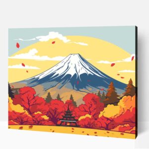 Pop art Fuji számfestő