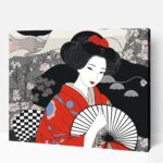 Pop art gésa számfestő