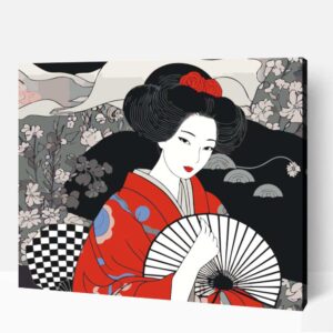 Pop art gésa számfestő