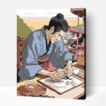 Tradícionális manga rajzoló számfestő